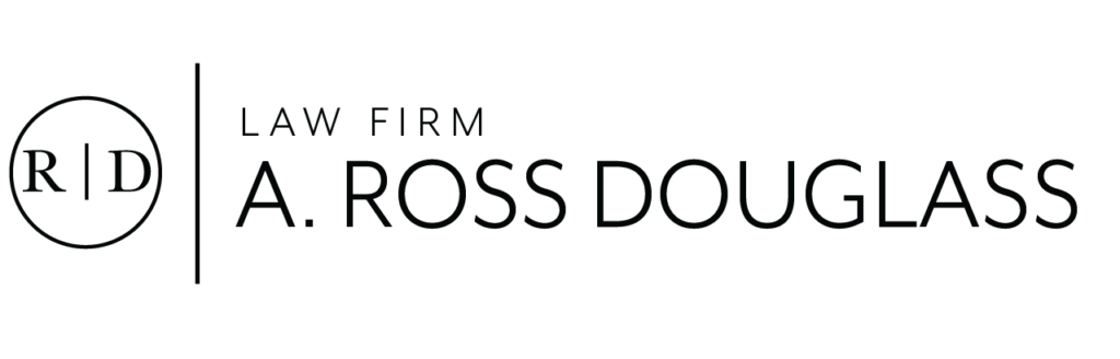 A. Ross Douglass Law Firm Black Horizontal Logo